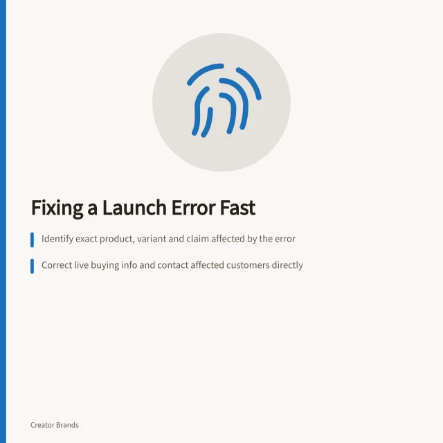 Fixing a Launch Error Fast: Identify exact product, variant and claim affected by the error; Correct live buying info and contact affected customers directly; State only verified actions taken and give clear next steps. Preparing a factual response to a launch problem