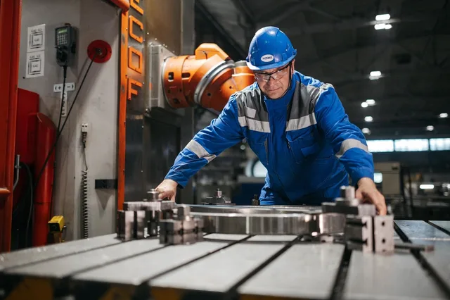 worker, employee, company, people, factory. Reviewing product quality before a launch: release checks